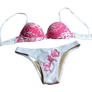 Recco Size Medium Brazilian Floral Bikini Set. New With Tags